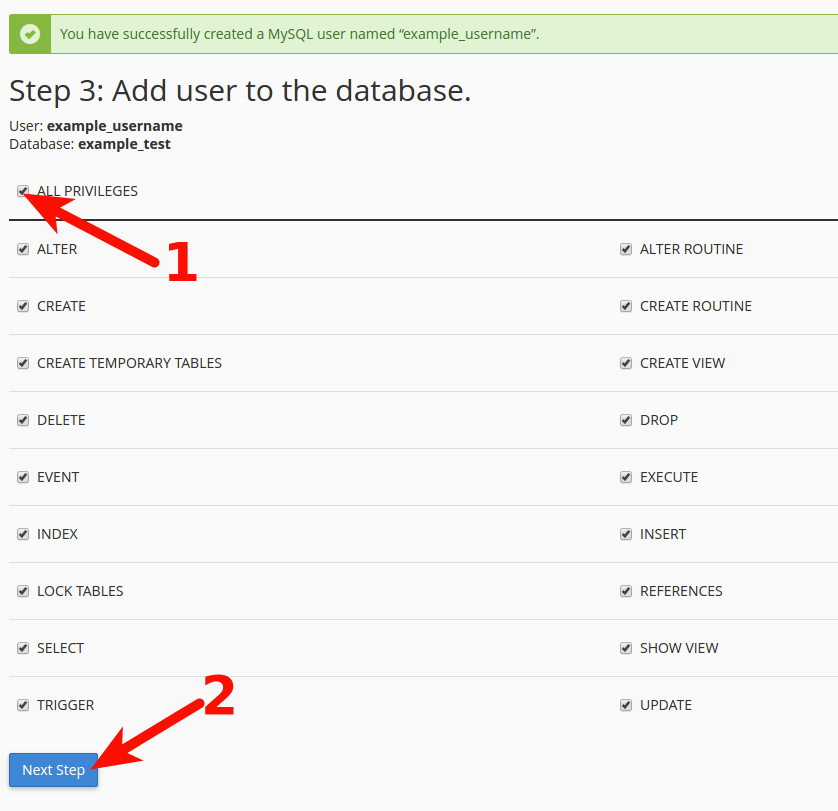 MySQL Database for GoBiz Installation